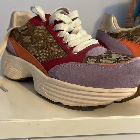 Coach colorful sneakers. - Picture 2 of 14